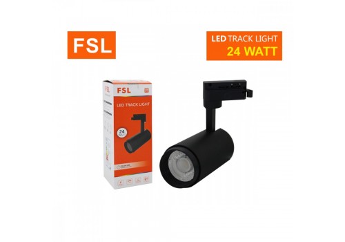 โคมแทรคไลท์ FSL-TRACK-LIGHT-24W-BL แสงขาวและแสงวอร์มไวท์